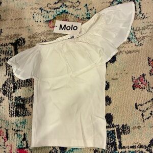 MOLO One-Shoulder Ruffle Top, Size 134/140 (9/10)